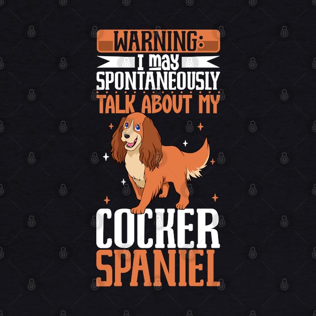 Cocker Spaniel lover by Modern Medieval Design